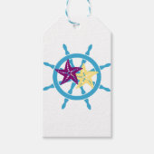 Scheepswiel & Zeester Cadeaulabel (Voorkant)