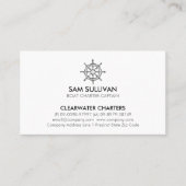 Scheepswielbootcharter Gevist Visitekaartje (Voorkant)