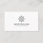 Scheepswielbootcharter Gevist Visitekaartje (Voorkant)