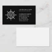 Scheepswielbootcharter Gevist Visitekaartje (Voorkant / Achterkant)