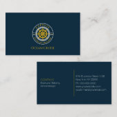 scheepswielhelm visitekaartje (Voorkant / Achterkant)