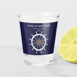 Scheepswielkapitein Shot Glass Glas