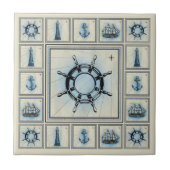  scheepswielkollage tegeltje (Voorkant)
