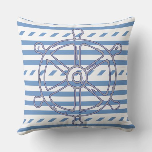 Scheepswielontwerp Buitenkussen (Achterkant)