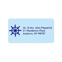 Scheepswielthema Etiket