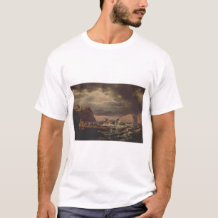 Scheepswrak aan de Noorse kust van Johan Dahl T-shirt