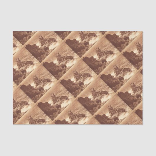  scheepswrak - Antiek voor verzend schip foto Tissuepapier (Voorkant)