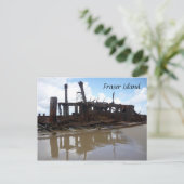 scheepswrak briefkaart (Staand voorkant)