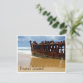 scheepswrak briefkaart (Staand voorkant)