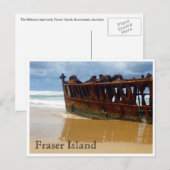 scheepswrak briefkaart (Voorkant / Achterkant)