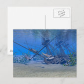 Scheepswrak Briefkaart (Voorkant / Achterkant)