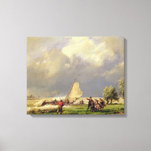 Scheepswrak Canvas Afdruk (Voorkant)