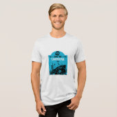 Scheepswrak Diving Caribbean Tri-Blend Shirt (Voorkant volledig)
