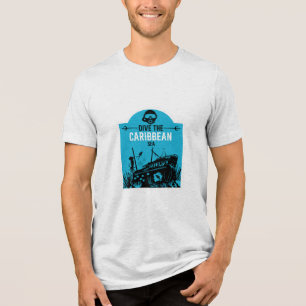 Scheepswrak Diving Caribbean Tri-Blend Shirt