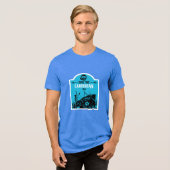 Scheepswrak Diving Caribbean Tri-Blend Shirt (Voorkant volledig)
