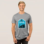 Scheepswrak Diving Caribbean Tri-Blend Shirt (Voorkant volledig)