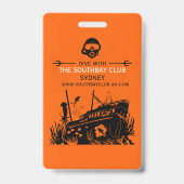 Scheepswrak Duikclub Badge (Achterkant)