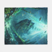 Scheepswrak Fleece Deken (Voorkant (Horizontaal))