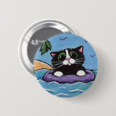 Scheepswrak — Kat art Button (Voorkant /achterkant)