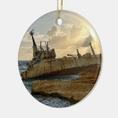 Scheepswrak Keramisch Ornament (Links)
