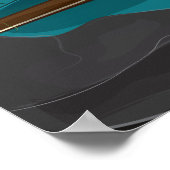 Scheepswrak onder water poster (Hoek)