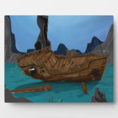 Scheepswrak onderwater fotoplaat (Voorkant)