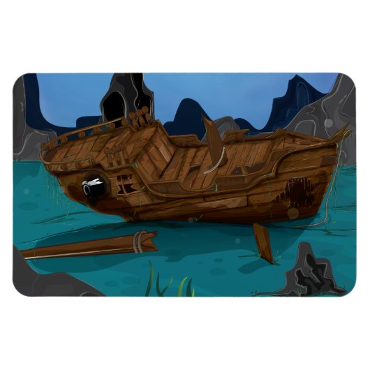 Scheepswrak onderwater magneet (Horizontaal)