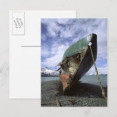 Scheepswrak op de kust briefkaart (Voorkant / Achterkant)