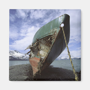 Scheepswrak op de kust magneet