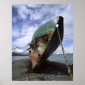 Scheepswrak op de kust poster (Voorkant)