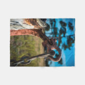 Scheepswrak Oude Scheepsboot Ankerketting Fleece Deken (Voorkant (Horizontaal))