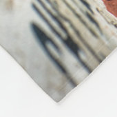 Scheepswrak Oude Scheepsboot Ankerketting Fleece Deken (Hoek)