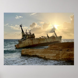 Scheepswrak Poster