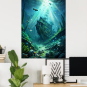 Scheepswrak Poster (Thuiskantoor)