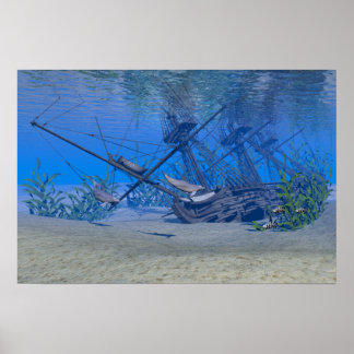 Scheepswrak Poster