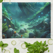 Scheepswrak Theedoek (Gevouwen)