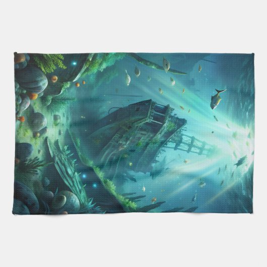 Scheepswrak Theedoek (Horizontaal)