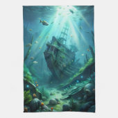 Scheepswrak Theedoek (Verticaal)