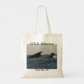Scheepswrak U.S.S. Atlantus Cape May New Jersey Tote Bag (Voorkant)