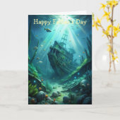 Scheepswrak Vaderdag Kaart (Gele Bloem)