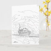 Scheepswrak van Corpach Schotland Kaart (Gele Bloem)