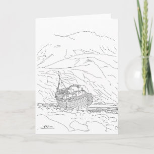 Scheepswrak van Corpach Schotland Kaart