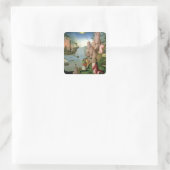 Scheepswrak veroorzaakt door Demons Vierkante Sticker (Tas)