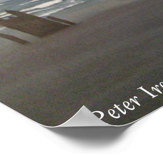 Scheepswrakken van Peter Iredale Poster (Hoek)