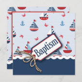 Scheepvaart Ahoy! Baptisme Square_Zip Code2 Kaart (Voorkant / Achterkant)