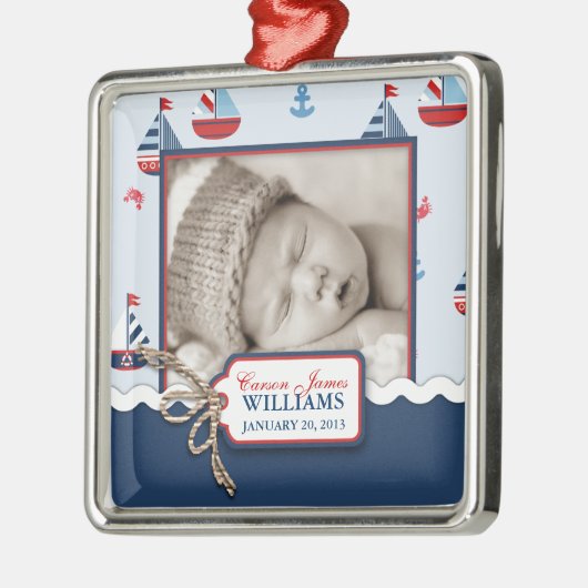 Scheepvaart Ahoy! Hanger Metalen Ornament (Links)