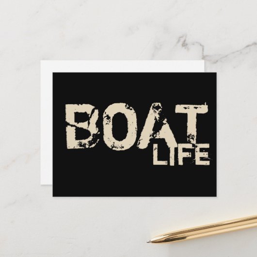 scheepvaart BOTEN LEVEN | Postkaart (Voorkant / Achterkant in situ)