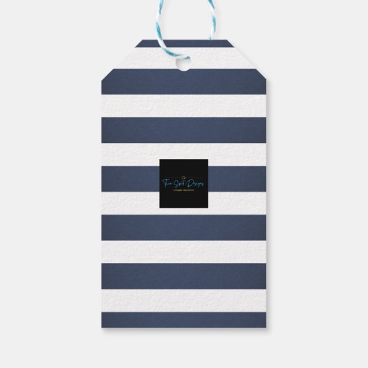 Scheepvaart Bruidsfeest Cadeaulabel (Achterkant)