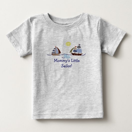 Scheepvaart de Nautical Baby Top van Ahoy (Voorkant)