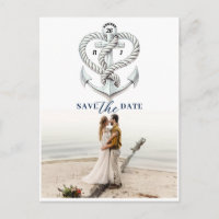 Scheepvaart Hart Touw Anker Foto Save the Date